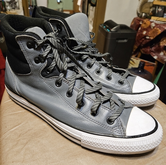 Chuck Taylor Leather All Star Berkshire Boot High Top - Picture 6 of 9